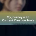 My Journey with Content Creation Tools