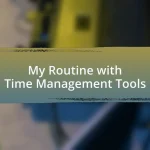 My Routine with Time Management Tools