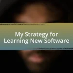 My Strategy for Learning New Software